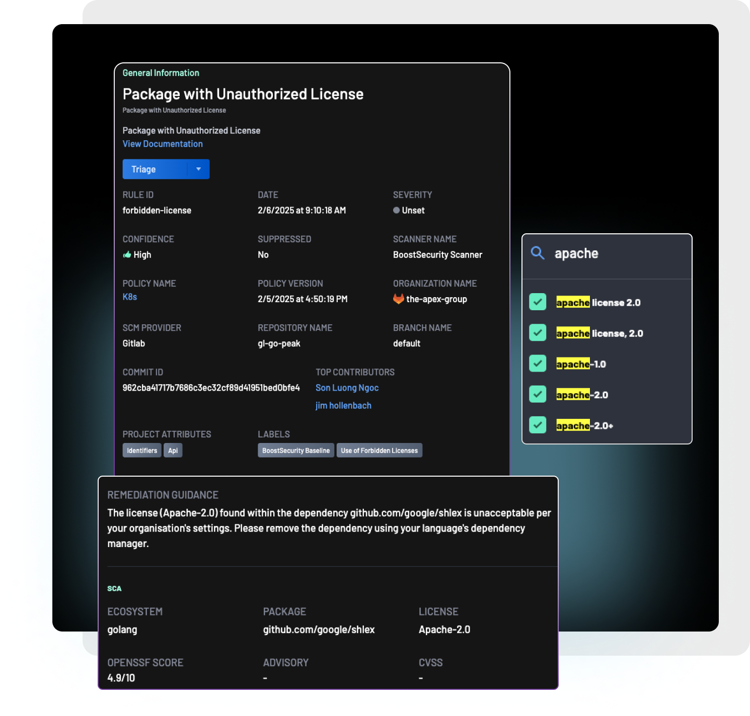 Elimiate License Risk